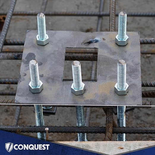 Varilla roscada Conquest acero inoxidable tipo 304 de 3/4"-10 x 36 pulgadas (paquete de 4) - Roscado grueso para uso industrial y exterior miniatura 9
