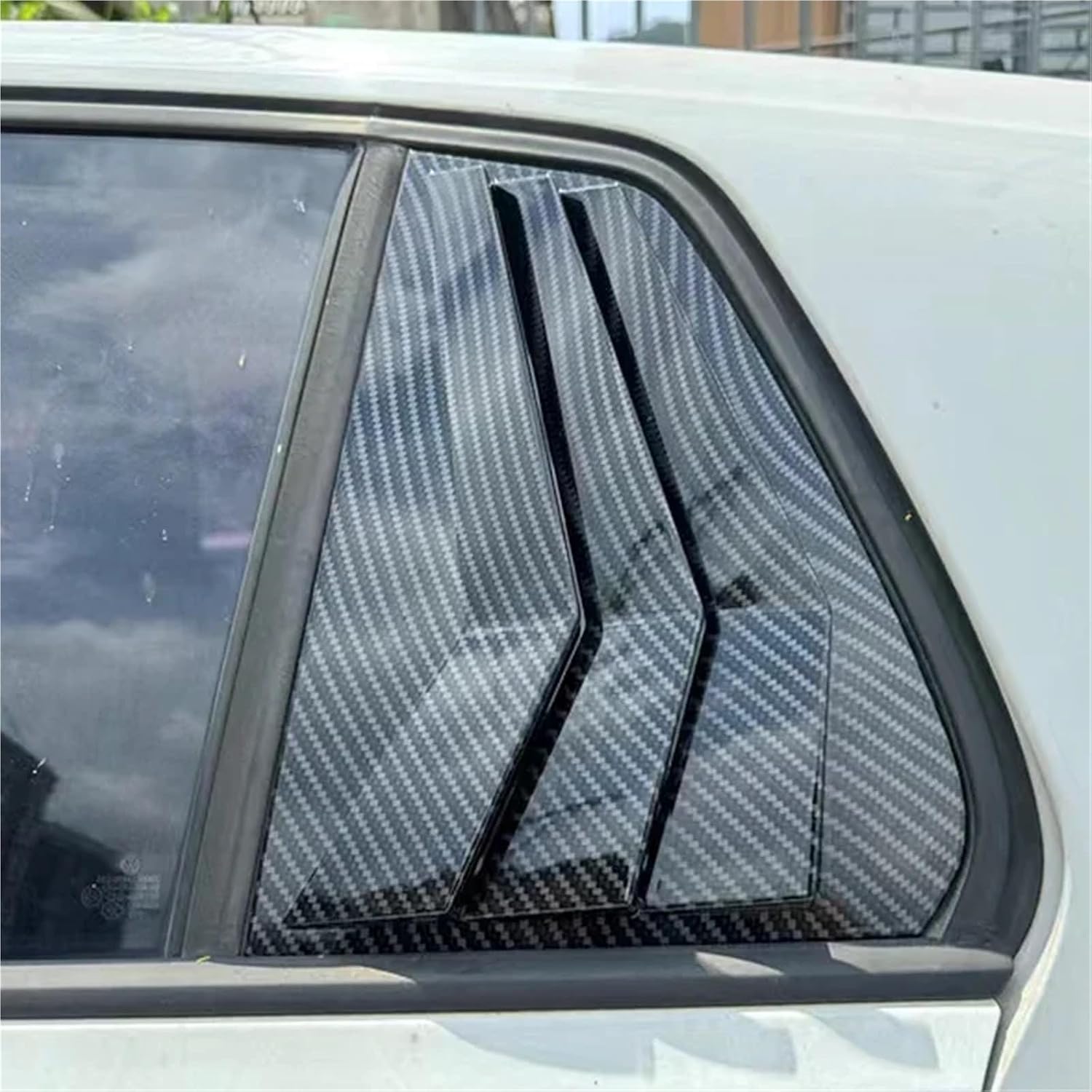 Car Rear Louver Window Side Shutter Cover Compatible with VW