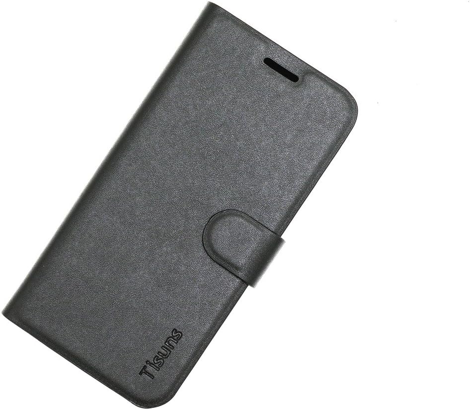 Samsung Galaxy Galaxy A6 (2018) SM-A600GN Single SIM 5.6" HD Case Leather Wallet Flip Cover with Card Slots Magnetic Closure Kickstand Funtion/Ultra Thin Case (Black)