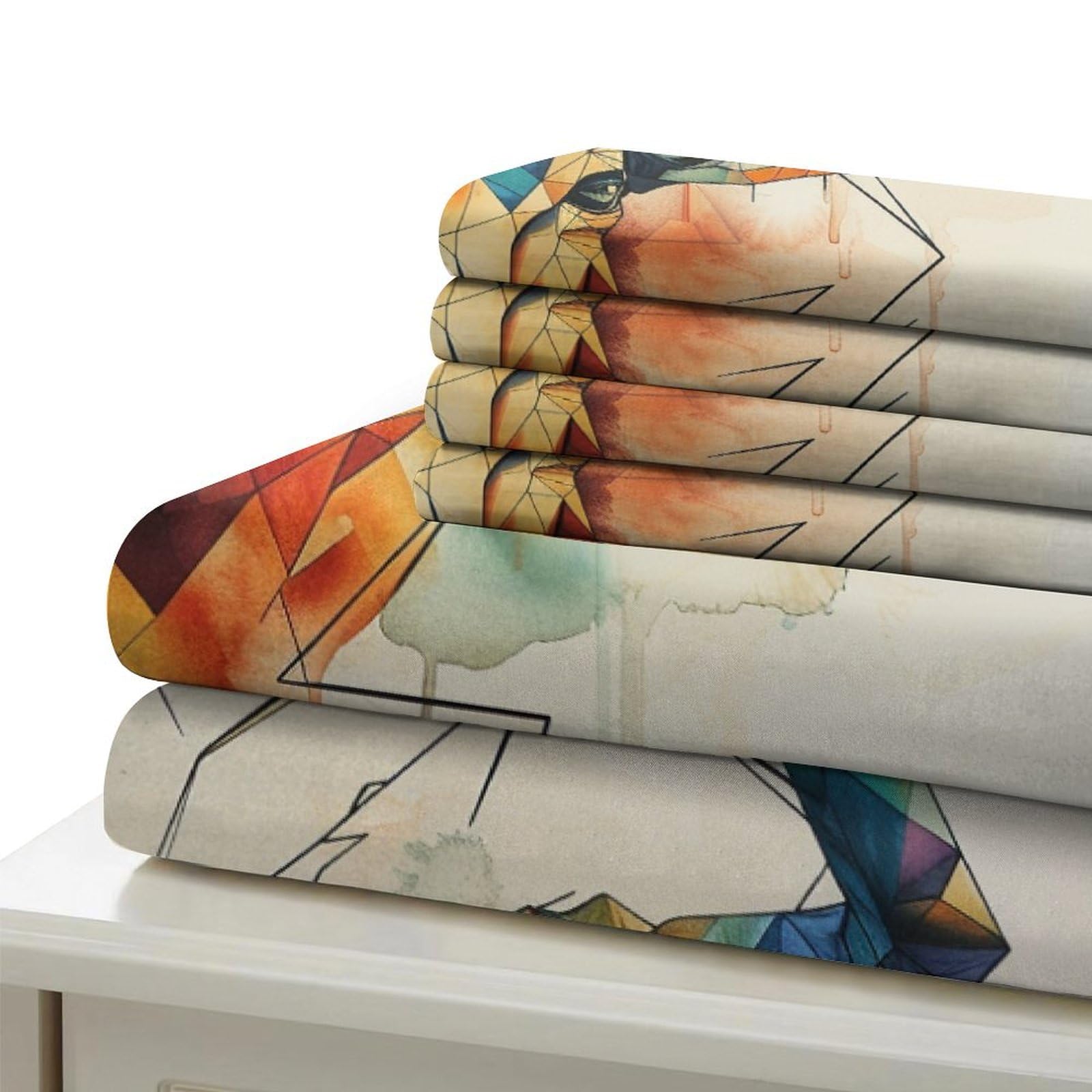 Stampato in 3D Pronipote tibetano Copertina Stampata Microfibra Disegnata Biancheria Da Letto Stile Morbido Con 2 Federe,Double（200x200cm）, Per Ragazzi Adulti