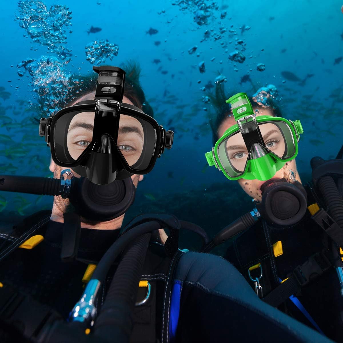 WSTOO Snorkel Mask, Newest Multifunctional Fold Snorkeling Gear for Adults and Kids, 180 Degree Panoramic Anti-Fog Anti-Leak, Suitable for Snorkeling/Diving/Swimming : Sports & Outdoors