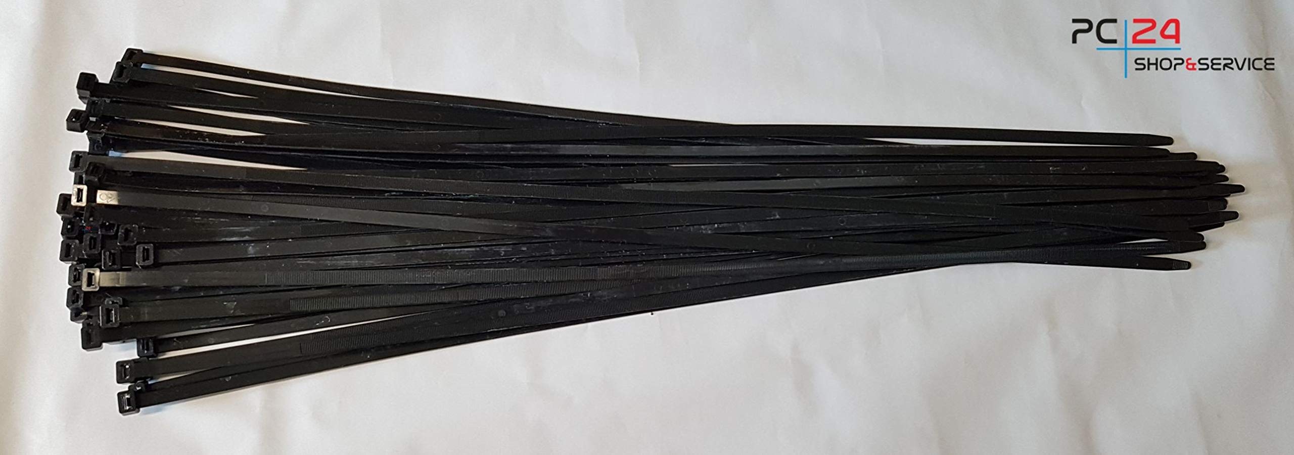 Fascette per cablaggio - Stringicavo - 200pz - Rosso - 180
