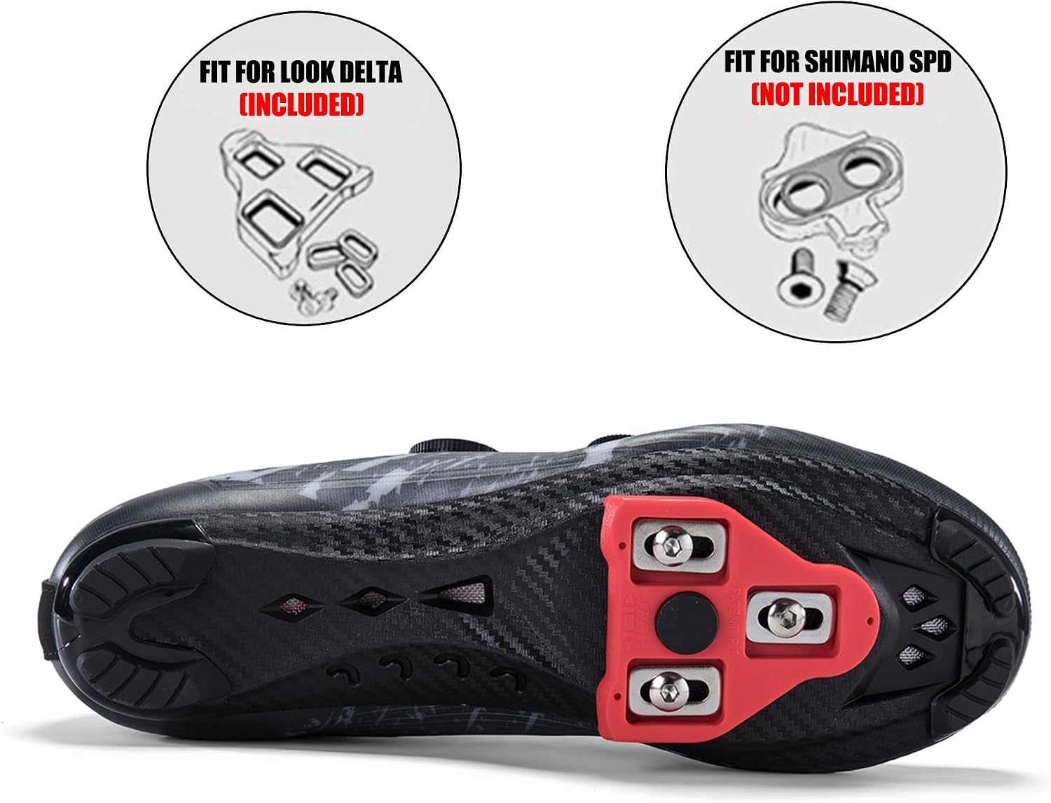 Road Cycling Shoes Indoor Peloton and Outdoor Road Bike Shoes for Men and Women Delta Cleats
