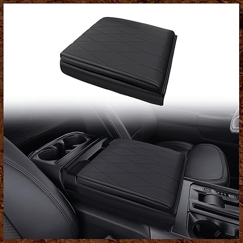 Miniatura 69 de Muslogy Funda para reposabrazos de consola central compatible con Chevy Silverado/Tahoe y GMC Sierra/Yukon 2007-2013, cojín para reposabrazos