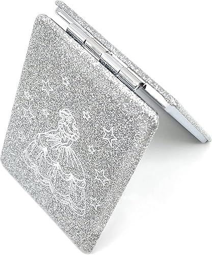 Miniatura 10 de 12 piezas Sweet 15 Quinceañera Bling Espejo compacto cuadrado de cuero espejo de maquillaje Recuerdos de Bautizo Primera Comunión Mis Membrillo Años