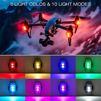 12PCS Wireless Strobe Lights, Rechargeable RGB LED Lights w/Remote Control