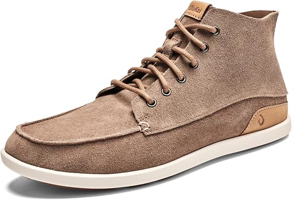 OLUKAI Nalukai Kala Mens Closed Toe Boot, Water-Resistant Canvas Upper, Moisture-Wicking Microfiber Lining, Extremely Versatile