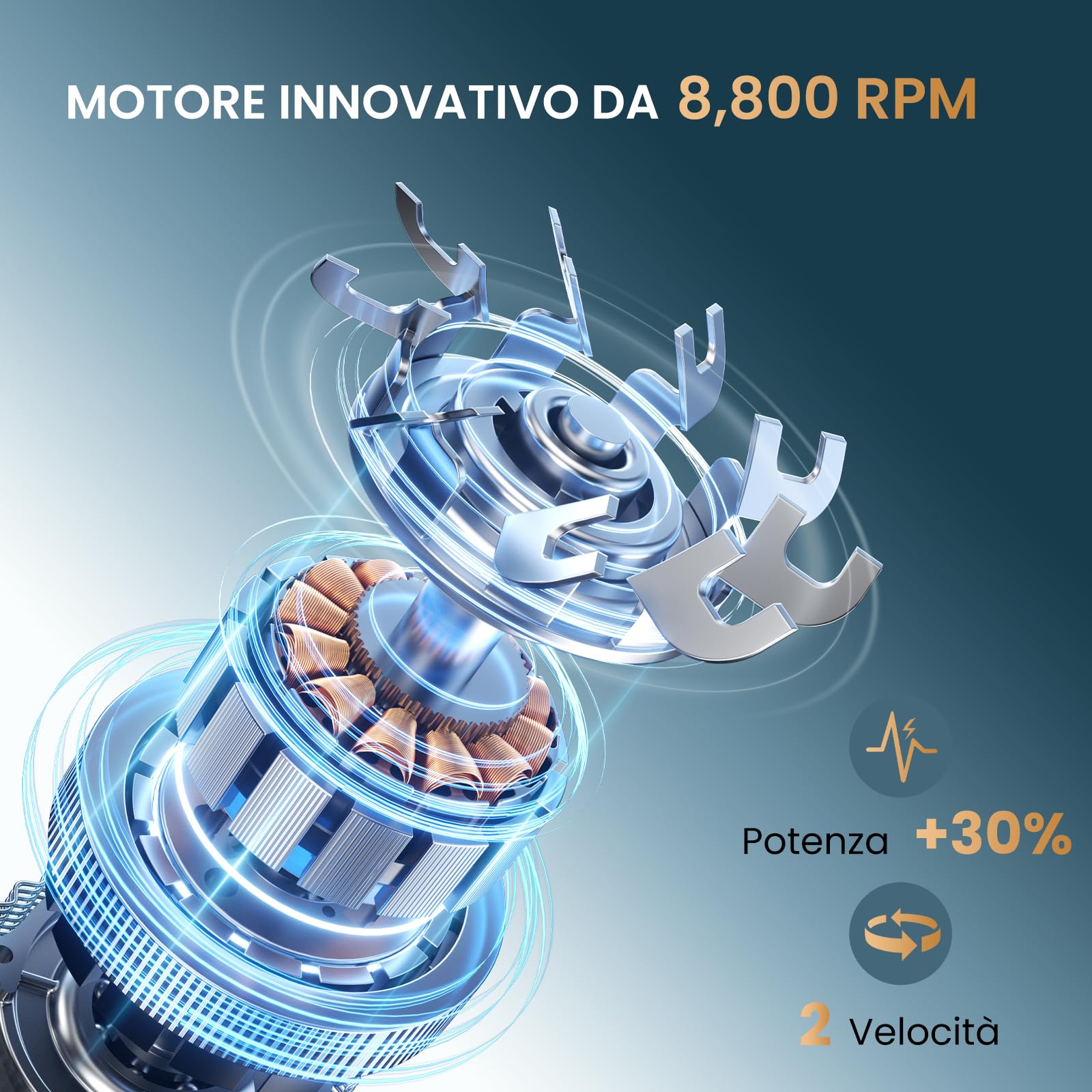 MAXGROOM PRO 7D Rasoio Testa Calva 2 Velocità, Rasoio Elettrico Capelli Uomo Rasa Capelli Uomo a Zero Assoluto, Shaver Capelli, Regalo per Papà e Marito (Argento)
