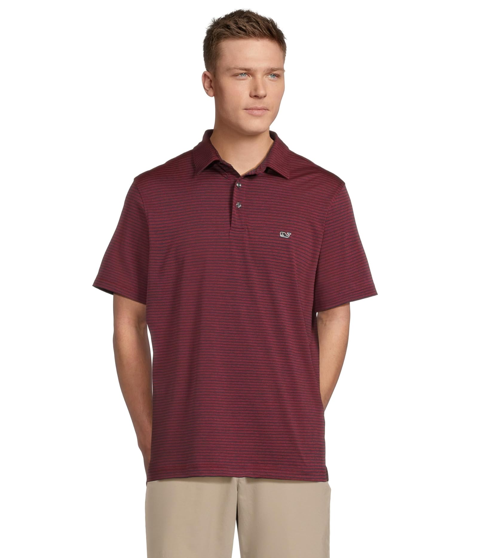 Vineyard Vines Bradley Stripe Sankaty Polo 29590₽