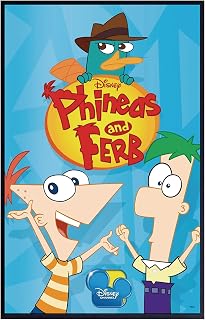 Christ-EZ Anime Cartoons Phineas and Ferb Wall Art Print Poster Home Decor Premium - Matte poster Frameless Gift 11 x 17 inch(28cm x 43cm)