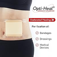 Vista 3 de Neo-G Opti-Heal - Cinta médica de silicona para el cuidado de heridas, cinta quirúrgica médica para piel sensible para fijación de apósitos