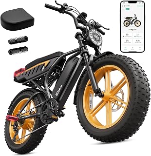 TST Electric Bike for Adults 1500W Peak 20" Fat Tire All-Terrain E-Bike 60/130 Miles…