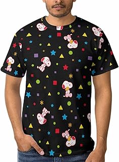 メンズTシャツ スヌーピー ティーシャツ T-Shirts 半袖 インナーシャツ 夏服 ショートスリーブ ロングTシャツ おしゃれ 通気性 快適 上着 柔らかい カジュアル S-XXXL