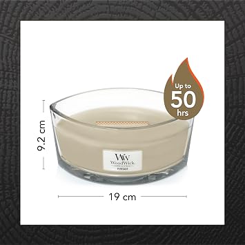 WoodWick Scented Candles Gift Set Fireside Ellipse Scented Candle with Crackling Wick Up to 50 Hours Burn Time Perfect Mother's Day and Easter Gift for Women