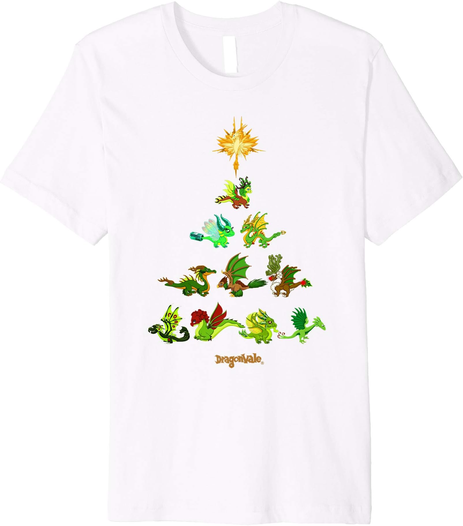 DragonValeHoliday Dragon Tree T-Shirt