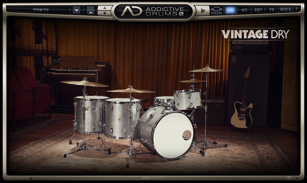 Amazon.co.jp: XLN Audio Vintage Dry Addictive Drums 2 専用拡張音源