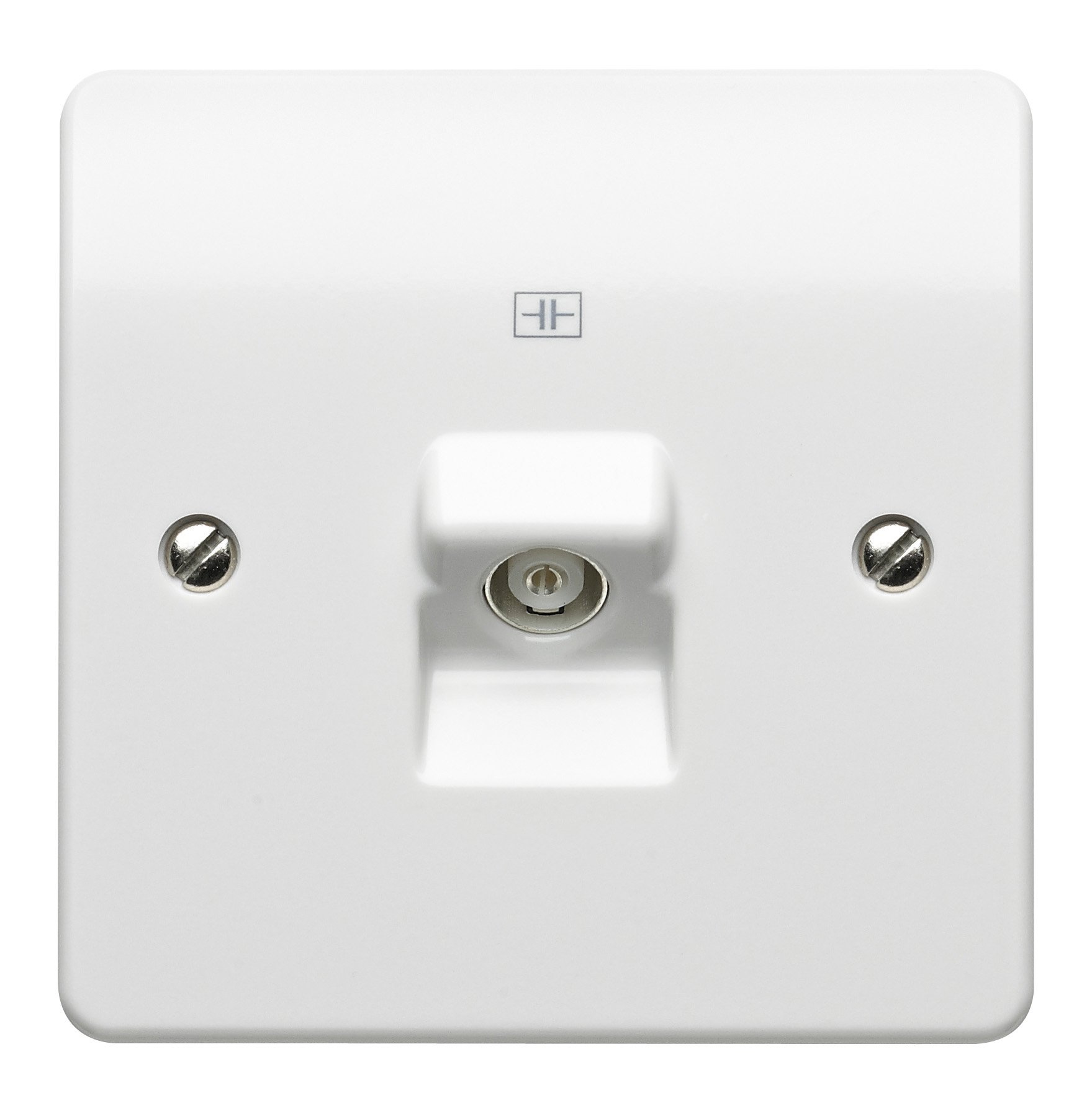 Mk K3521whi 1-Gang Tv/Fm Co-Ax Socket