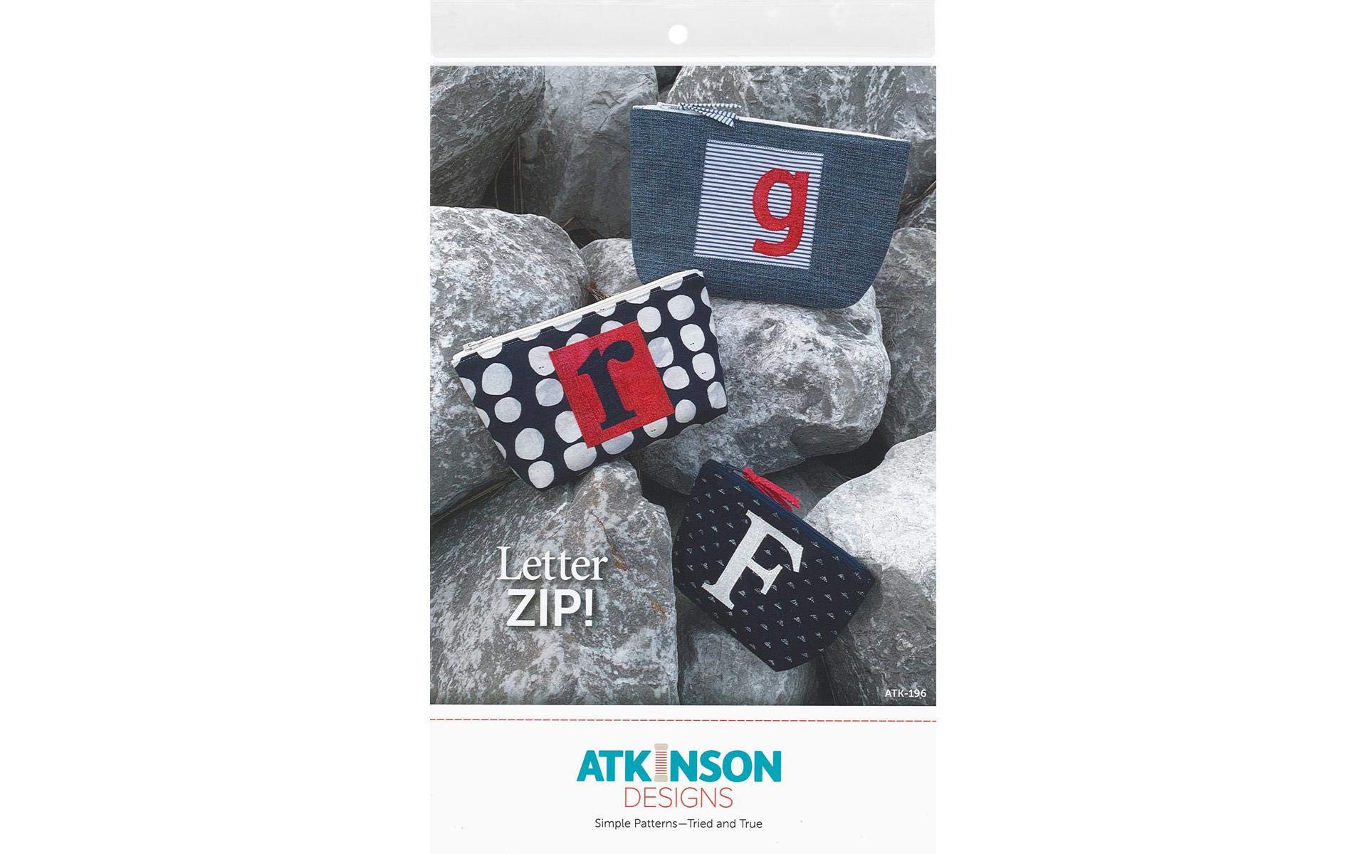 Atkinson Designs Letter Zip Pattern, None