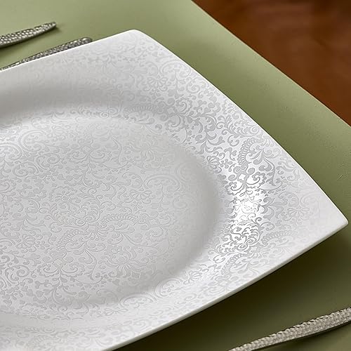 Miniatura 8 de KARACA New Flava - Juego de vajilla de porcelana de 24 piezas para 6 personas, elegante vajilla de porcelana con cena, pasta, platos laterales,
