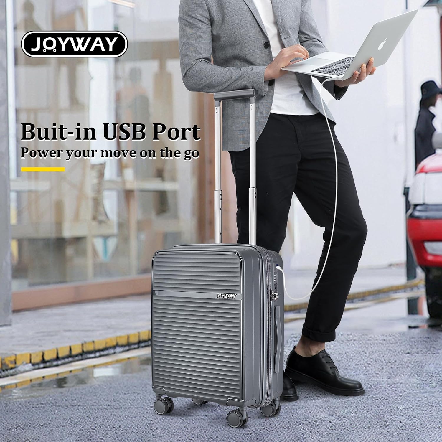 Amazon | [Joyway] キャリーオンラゲージ、20IN スーツケース、TSA