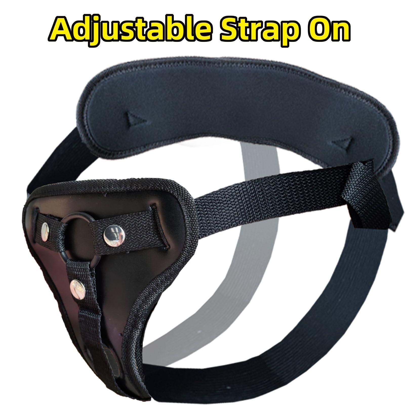 Strap On Dildo Silicone per Donne 2 Dildos Rimovibili con Vibratore G-Spot Regolabile per Lesbo e Coppie, Design Doppio per Piacere Simultaneo