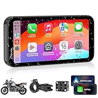 Carpuride W603 Schermo Carplay per Moto, CarPlay Wireless e Android Auto per Moto