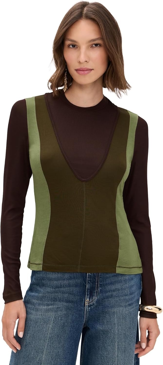 Ulla Johnson Women's Annete Jersey Long SleeveTop