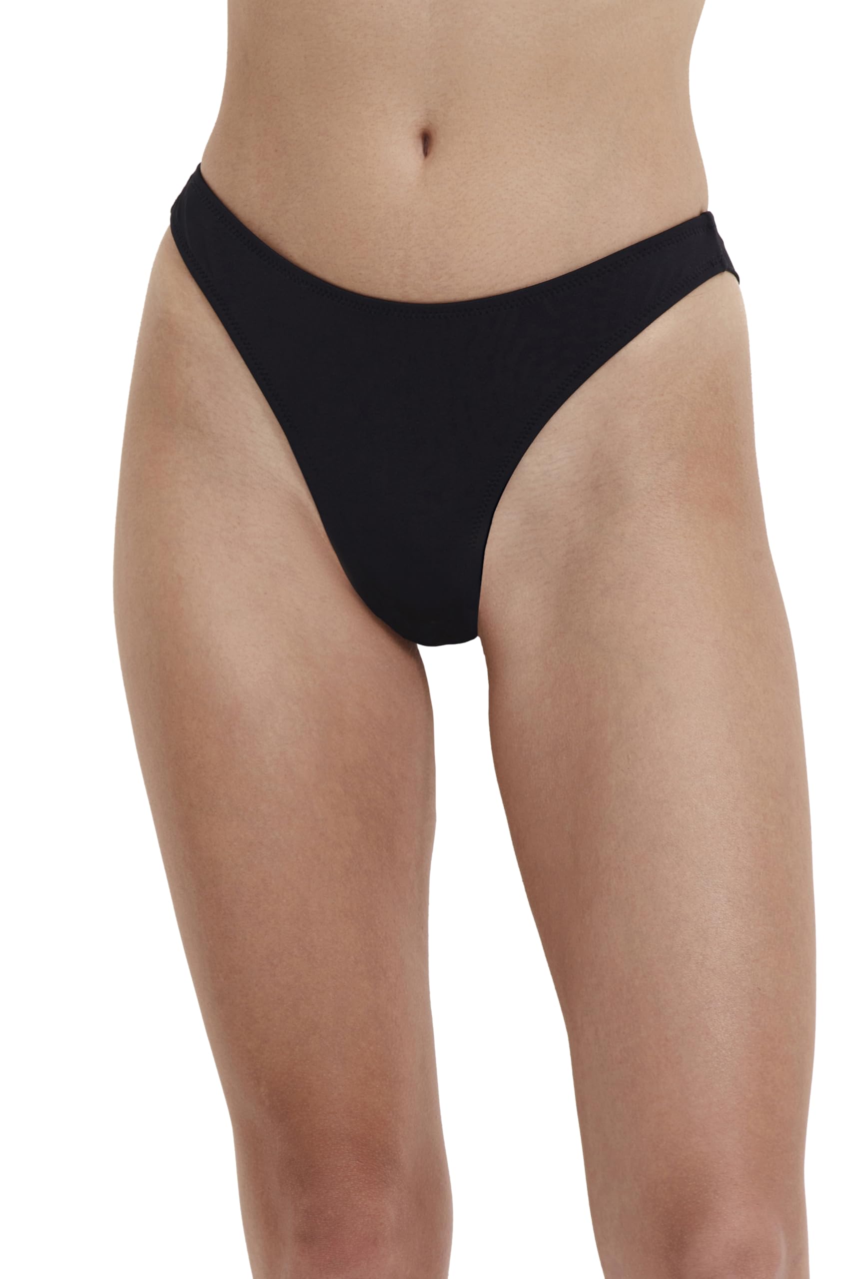 flirtt gottex Solid Women's Mid-Rise Bikini Swim Bathing Swimwear Bottom with Full Back Coverage Swim Essential-picture-12