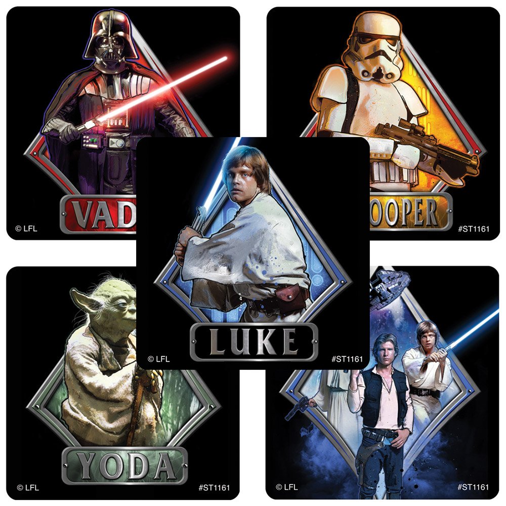 Autocollants Star Wars pour animer un anniversaire enfant et décorer