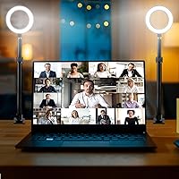 Vista 5 de Soporte de escritorio para cámara, soporte de montaje ajustable con abrazadera en C de escritorio de 16.7-41 pulgadas, soporte de luz de mesa