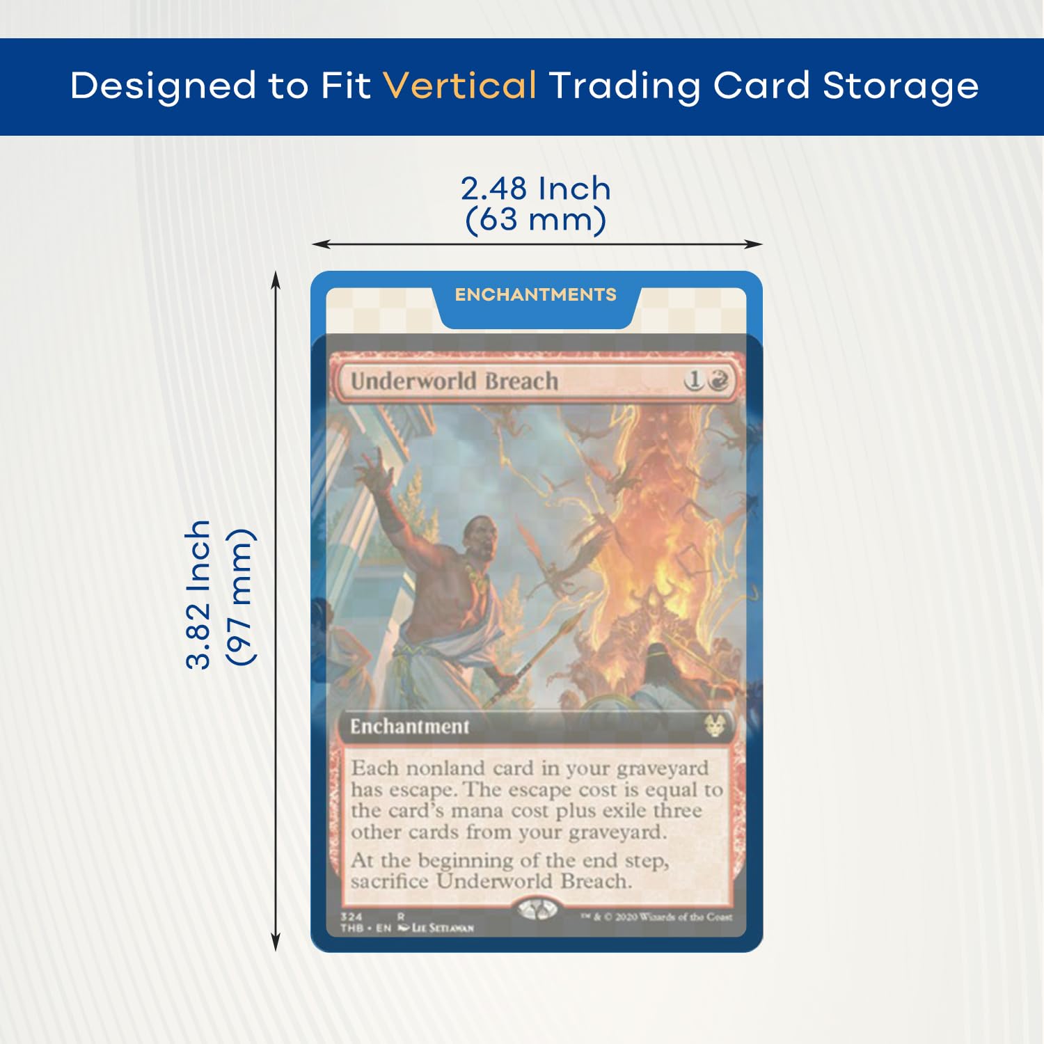 Amazon.com: MTG Card Dividers for Storage Boxes, MTG Deck Box Dividers, Trading  Card dividers, 2 Packs : Toys & Games