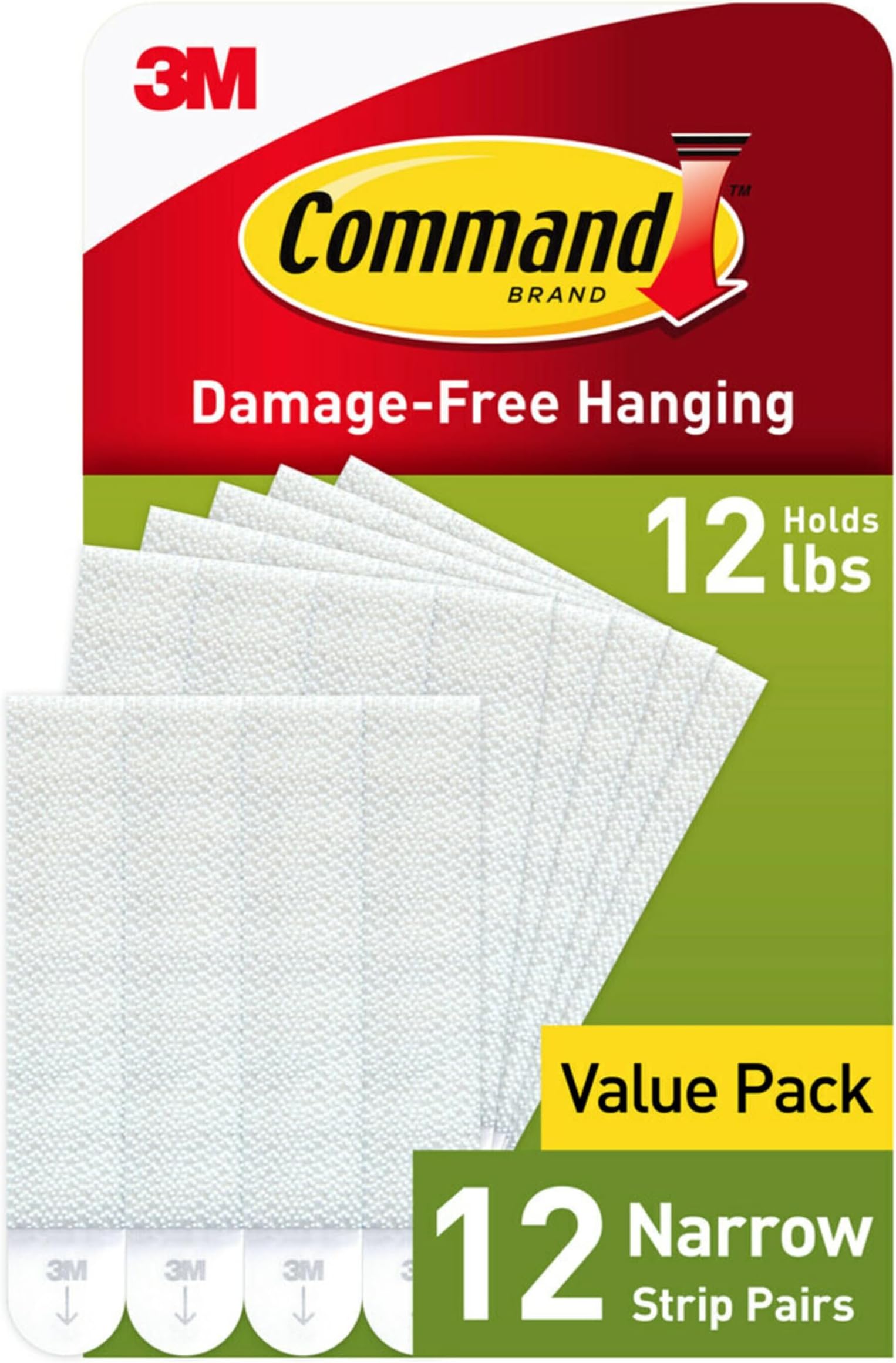 Command Narrow Picture Hanging Strips, Damage Free Hanging Picture ...