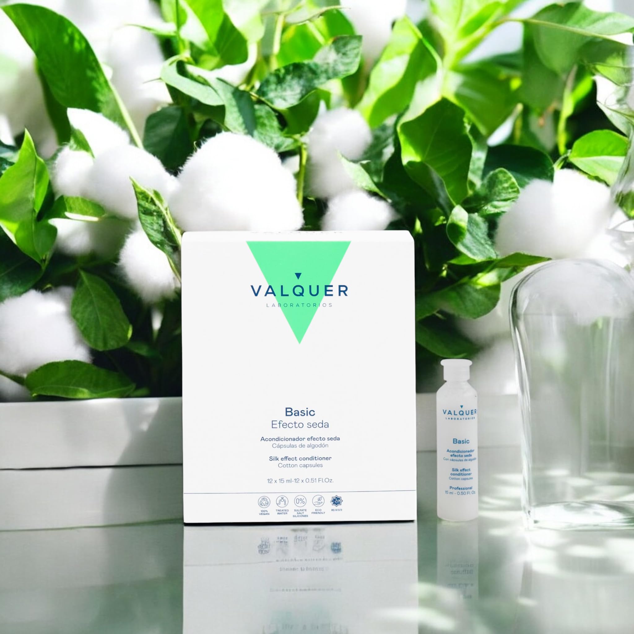 Valquer - Professional Natural Silk Hair Conditioner - Repairing and Nourishing - 12 x 15 ml, Unique, 180 ml (Pack of 1) - Image 3