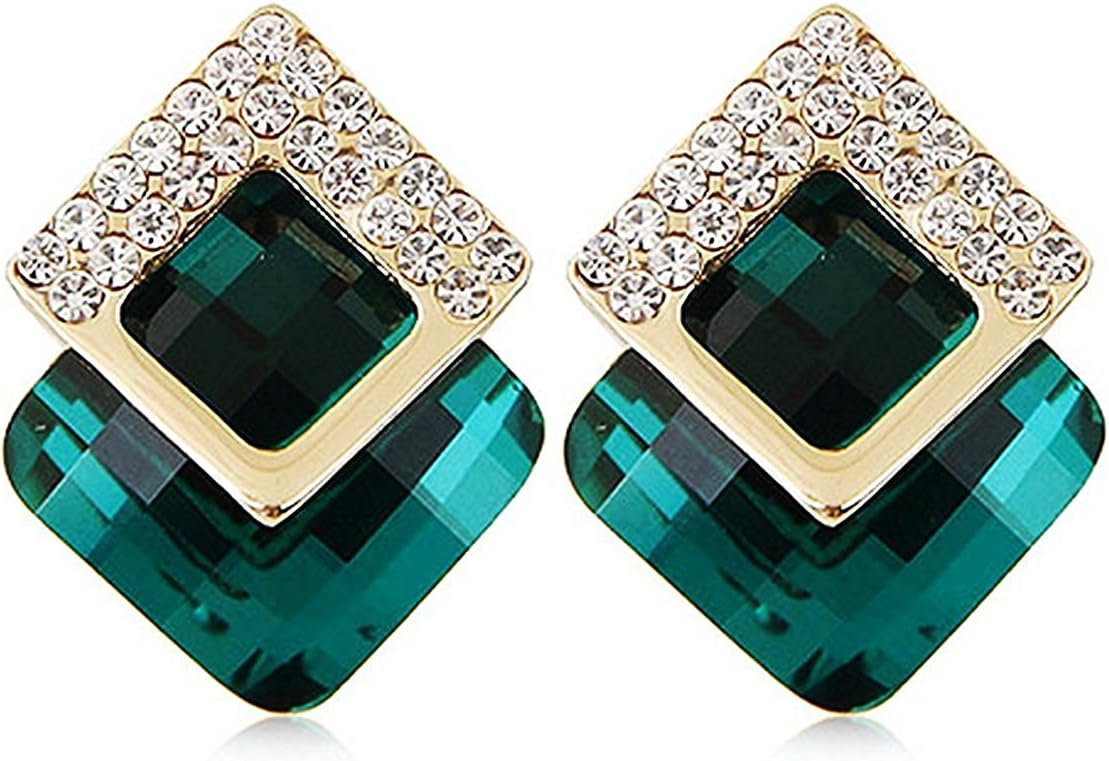 Stylish Party Wear Jewellery Gold Plated Studs Earrings for Women