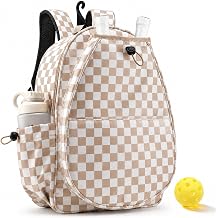 Mosthink Pickleball Racket Backpack Tennis Bag for Women Water-Resistant and Machine Washable Tennis Backpack，Lightweight Sports Bag for Pickleball, Badminton