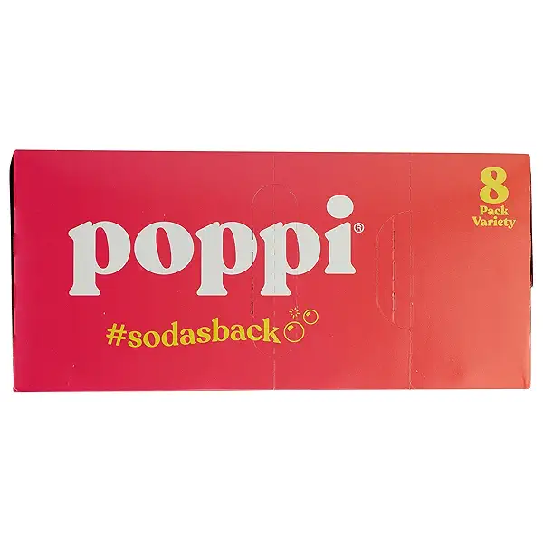 Poppi Soda Prebtc Variety 8Pk 96 FO 6