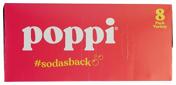 Poppi Soda Prebtc Variety 8Pk 96 FO
