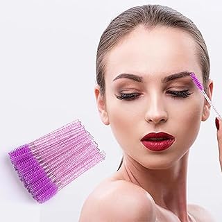 Juego de brochas multicolor para pestañas y c...