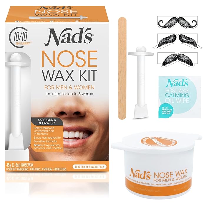 Buy Nad's Nose Wax Kit for Men & Women Waxing Kit for Quick & Easy