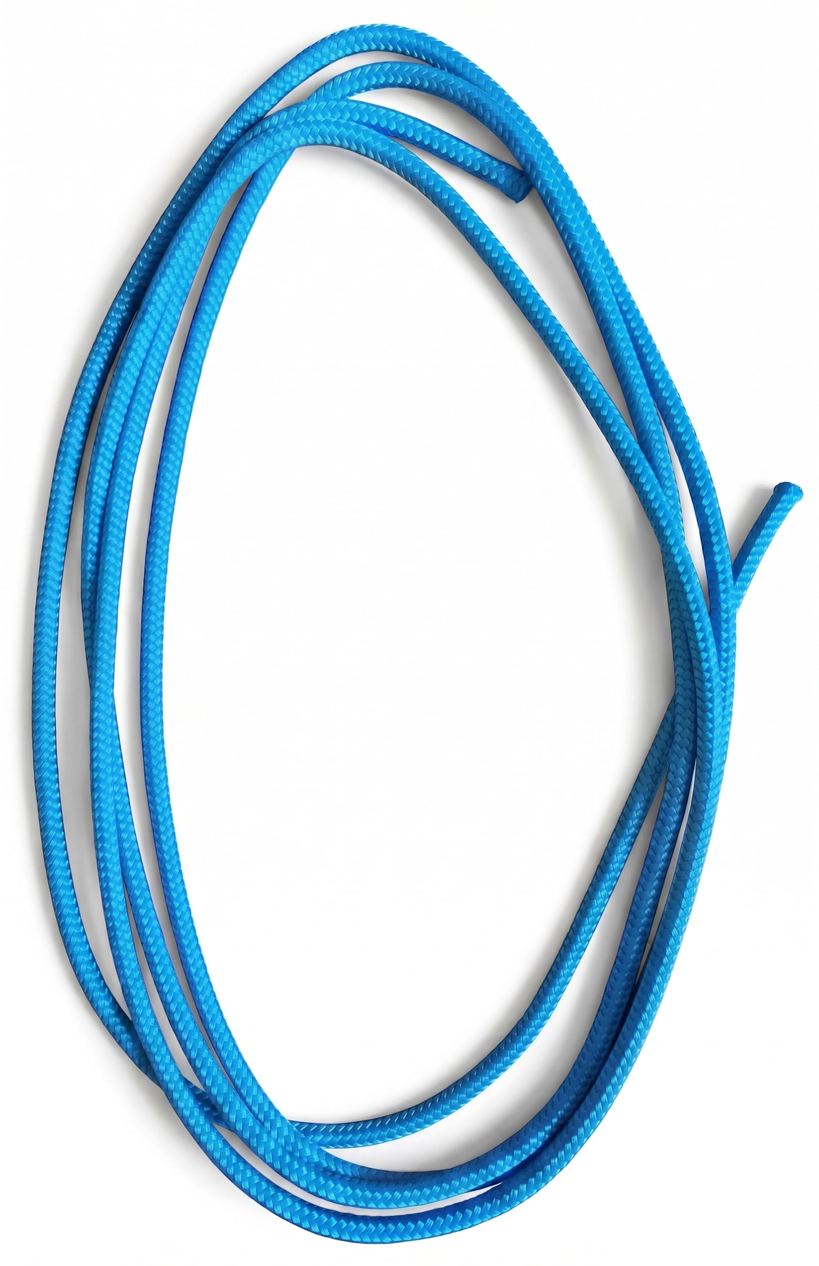 Hunters Saddlery 6mm Double-Braided Polyester Rope for Knot-Tying Practise (Blue, 3m)