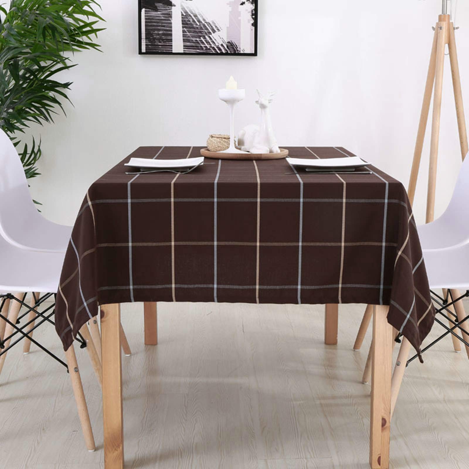 Toile de fond décorative moderne café foncé pour studio et buffet
