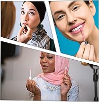 Vista 7 de Bercoor Paquete de 30 tubos de brillo de labios, botella vacía de bálsamo labial recargable de 0.3 fl oz, recipiente de plástico transparente