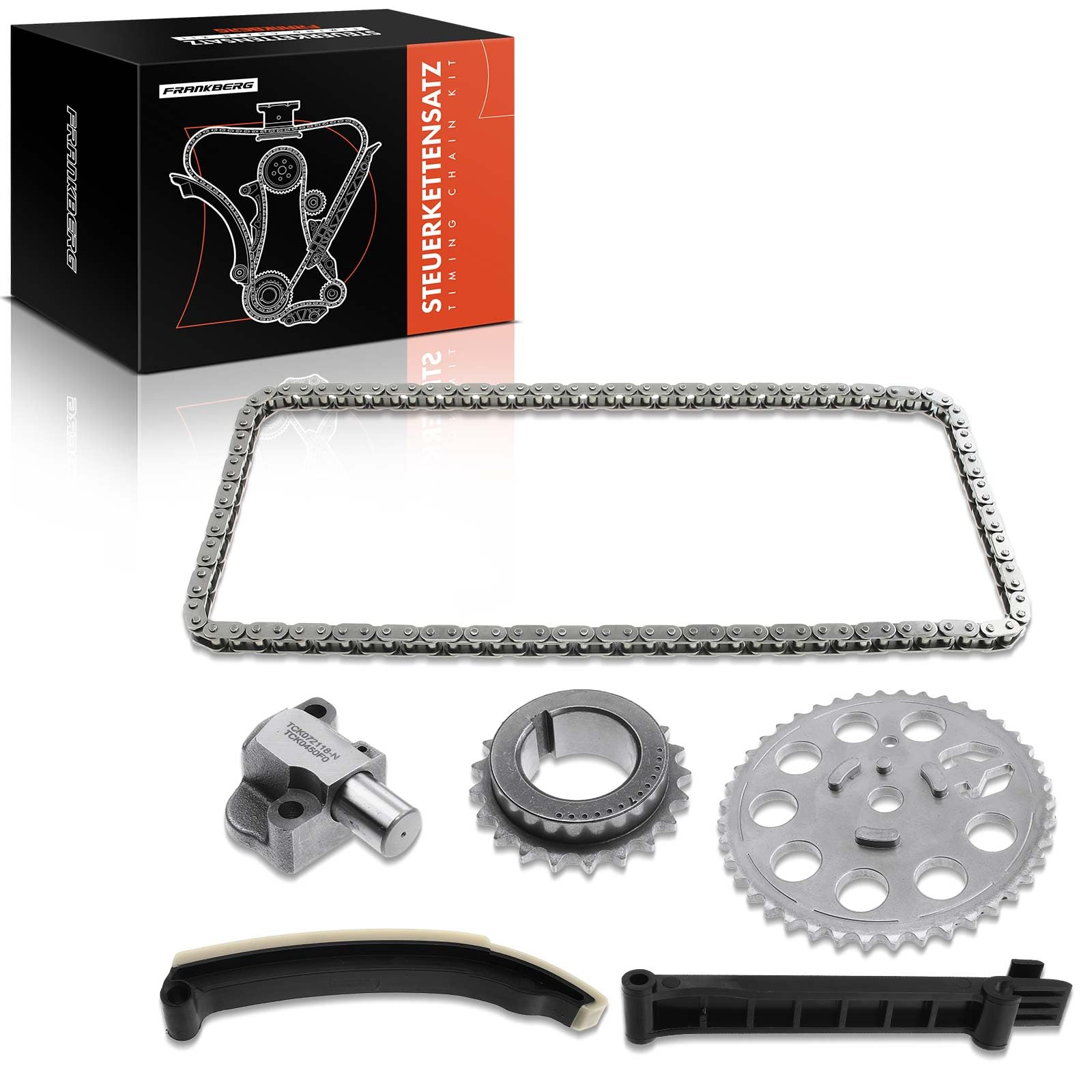 Frankberg Catene di distribuzione Benzina Compatibile con City-Coupé 450 0.6L Cabrio 450 0.6L Crossblade 450 0.6L Cabrio 450 0.7L R.o.a.d.s.t.e.r 452 0.7L Replace# TC0450FK
