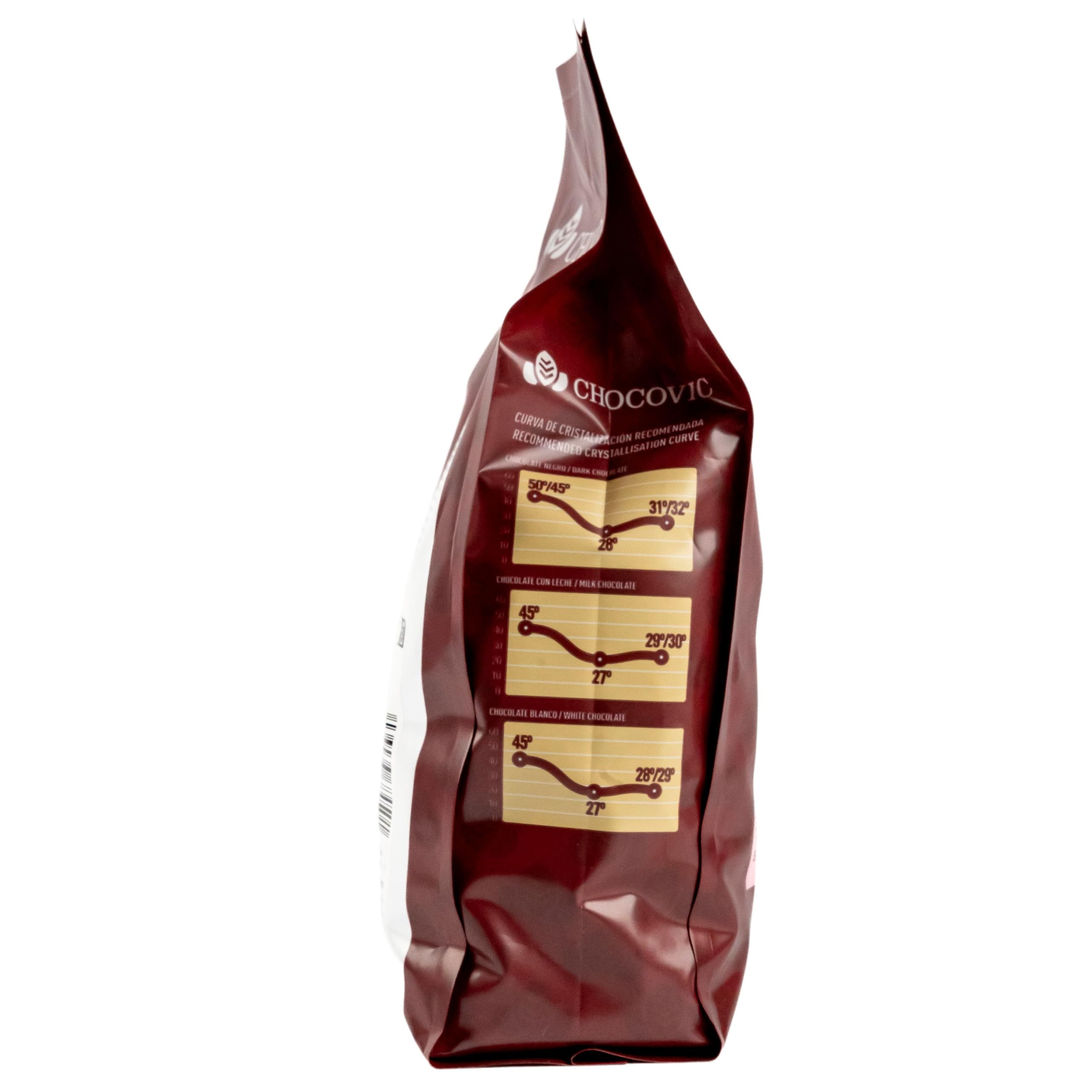Premium Milch-Schokolade 1,5 kg Kuvertüre zum Schmelzen & Backen - Schokoladen-Drops mit 36,5% Kakao - Choco-Chips ideal für Schoko-Fondue, Brunnen, Formen und für Dubai-Schokolade (Großpackung)