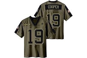 Amari Cooper Dallas Cowboys #19 Kids Army Green Jersey
