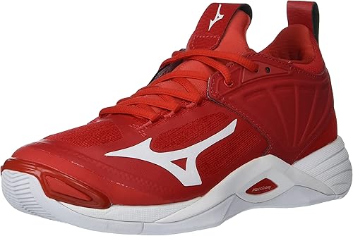 Mizuno Wave Momentum - Tenis de voleibol para mujer 12, rojo-blanco, talla 12 de EE. UU