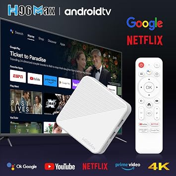 Android 14.0 TV BOX 4K Compatible, 2GB+16GB Remote Control, High Speed WIFI 6.0, Mali-G31, GPU, Quad-Core Cortex A53, Smart TV Box + Mini Keyboard