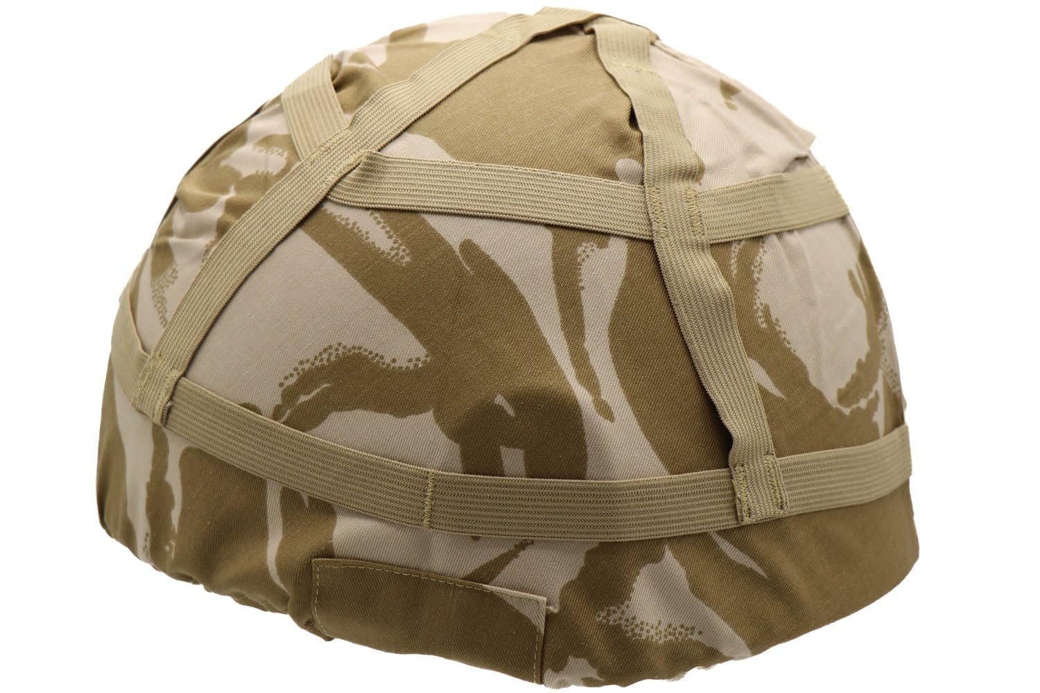 British Military Desert Camouflage DPM MK6 Helmet Cover Disruptive Pattern Material Tropical with Foliage Bands (Large)