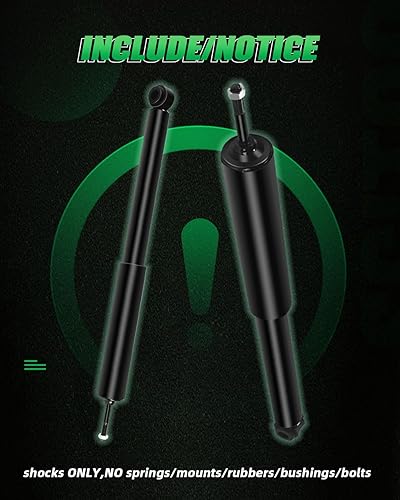 Miniatura 4 de SCITOO Juego de 2 amortiguadores traseros para Camaro, amortiguadores y puntales se adapta a 1982-2002 para Chevy para Camaro, 1953-1962 para Chevy