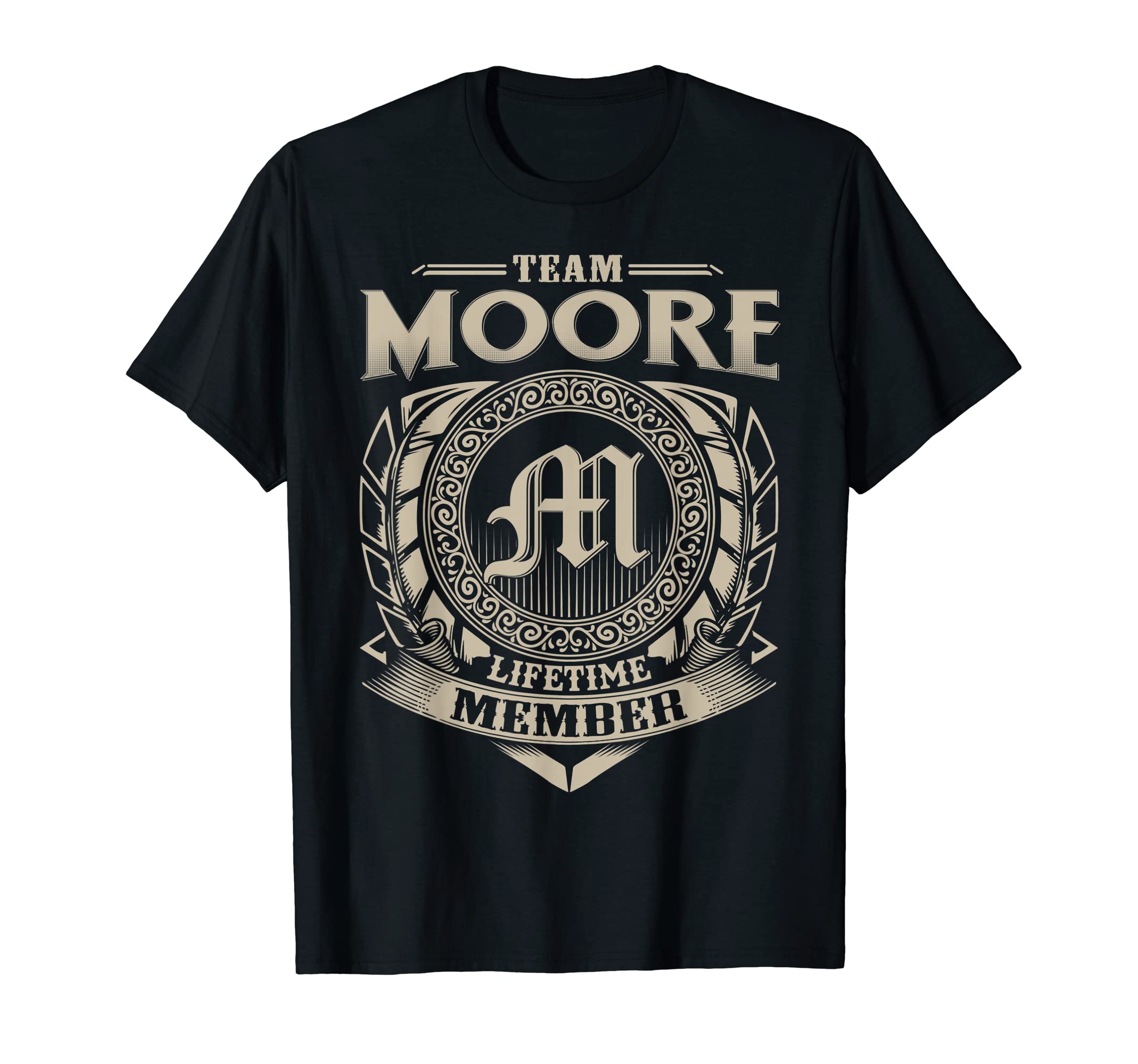 Funny Classic MOORE Family Vintage Tee GiftTeam MOORE Lifetime Member Vintage MOORE Family T-Shirt